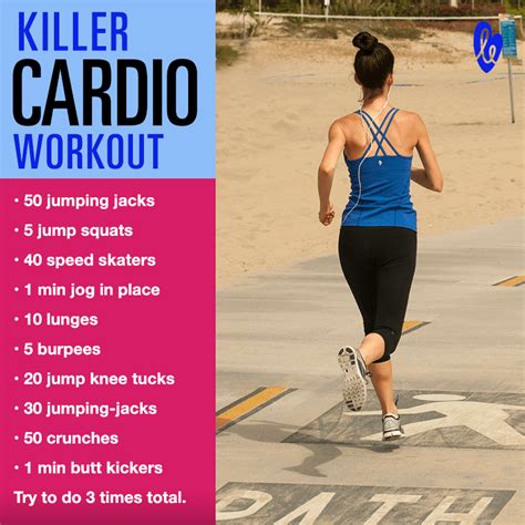 killer cardio workout meowmeix