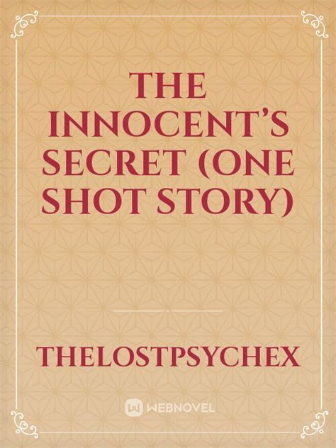 The Innocents Secret One Shot Story The Innocents Secret One