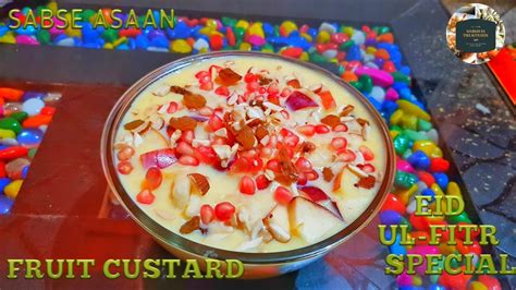 Fruit Custard Recipe How To Make Fruit Custard At Home Dessert