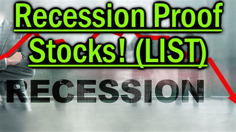 Recession Proof Stocks Complete List Youtube