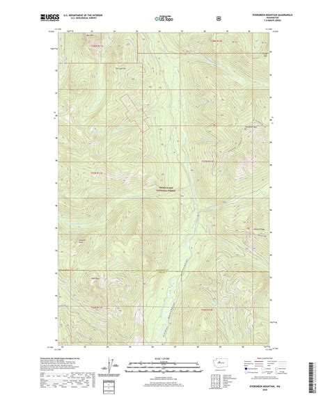 Evergreen Mountain Washington Us Topo Mapn Mytopo Map Store