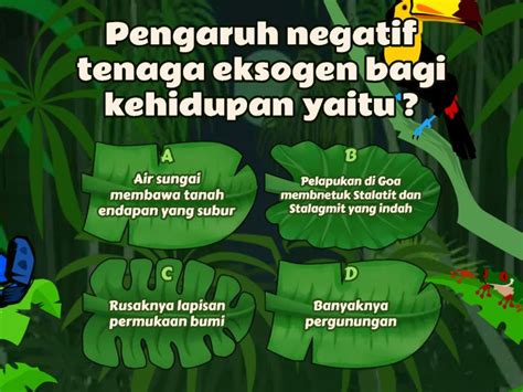 geografi tenaga eksogen quiz