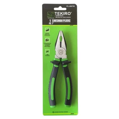 Jual TEKIRO LINESMAN PLIERS 7 TANG KOMBINASI TEKIRO 7 INCI ALAT