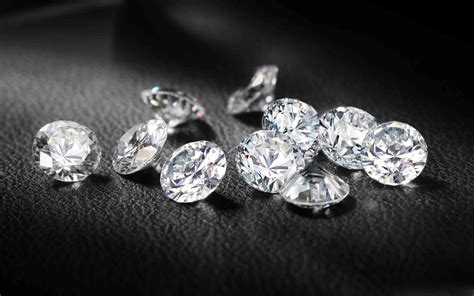 Diamond Gemstones On Black Surface Hd Wallpaper Wallpaper Flare