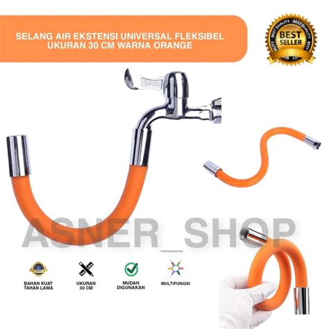 Jual Selang Air Fleksibel Ekstensi Sambungan Keran Air Pipa Flexibel