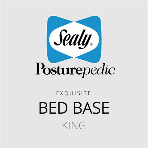 Sealy Posturepedic - Exquisite - King Bed Base | Beds Australia