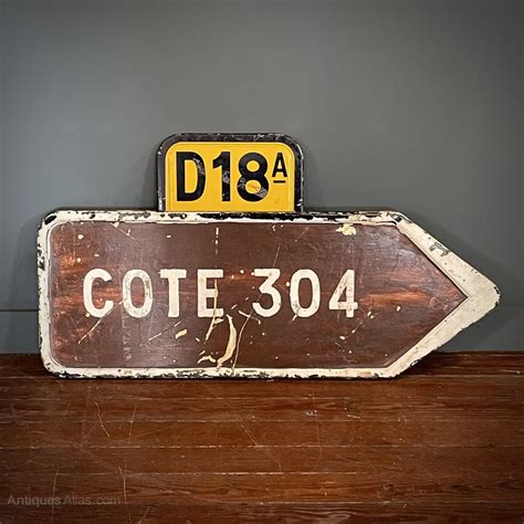 Antiques Atlas Attractive Large 1960s Vintage French Road Sign