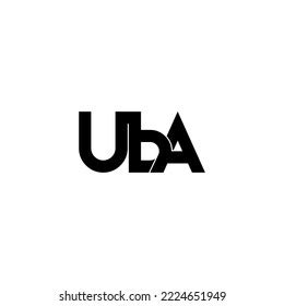 Uba Initial Letter Monogram Logo Design Stock Vector (Royalty Free ...