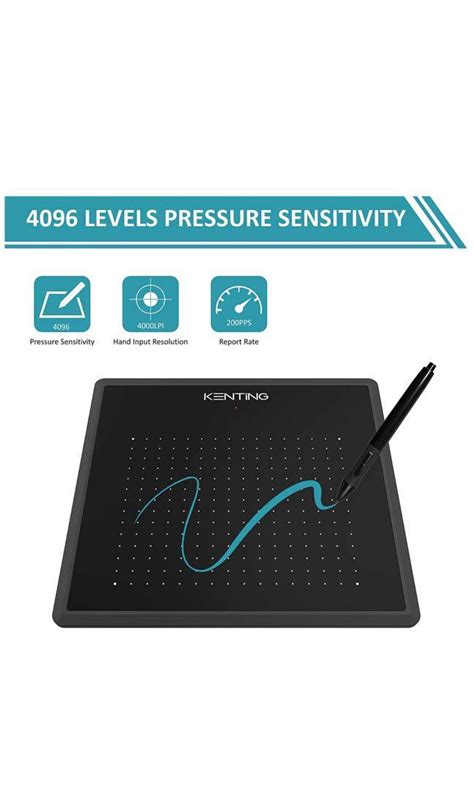 Kenting K5540 Drawing Tablet Usb Graphic Tablet 55 X 4 Inches Pen