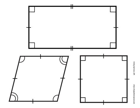 My Math Resources - Quadrilateral Hierarchy Poster