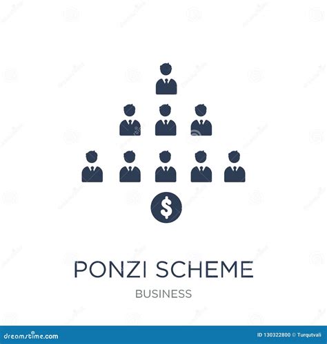 Ponzi Scheme Icon Trendy Flat Vector Ponzi Scheme Icon On White Stock Vector Illustration Of