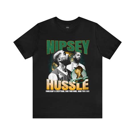 Nipsey Hussle Shirt Rapper T Shirt Hip Hop T Shirt Nipsey Hussle Tribute Tee Etsy