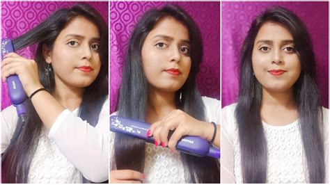 How To Straight Your Hair At Home 🤷 Youtube