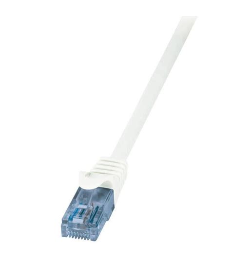 C Ble R Seau Logilink Cp3011u 0 25 M Cat6a U Utp Utp Blanc Leroy Merlin