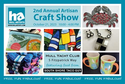 Oct 21 Hull Artists 2nd Annual Artisan Craft Show Hingham Ma Patch