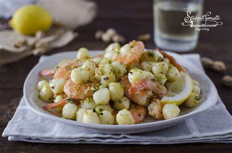 GNOCCHI CON GAMBERI E PISTACCHI Cremosi Al LIMONE Ricetta Piatto