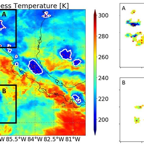 An Example Snapshot Of Brightness Temperature Tb K Shaded Field At