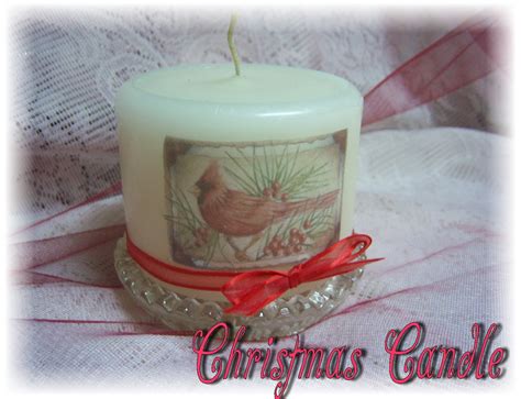 Dee Dee's Craft Spot: Christmas Candle