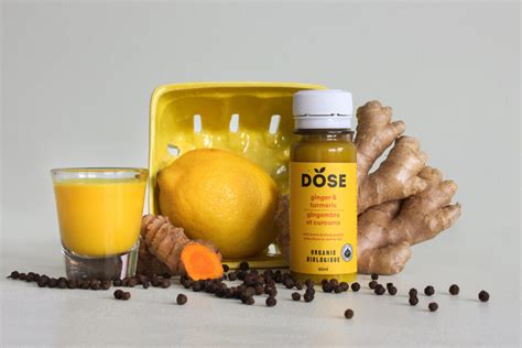 Gingembre Curcuma Ml Shot Biologique Press Froid Dose Juice