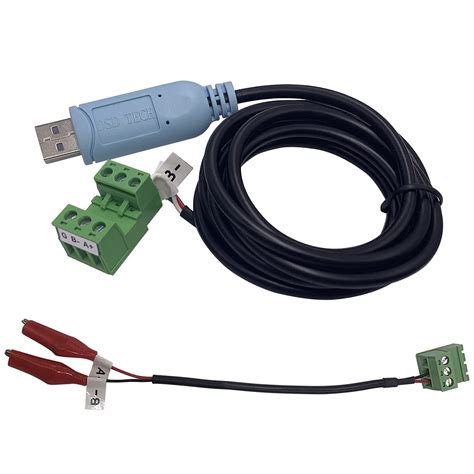 Dsd Tech Sh U Usb To Rs Cable With Alligator Clips Amazon Co Uk