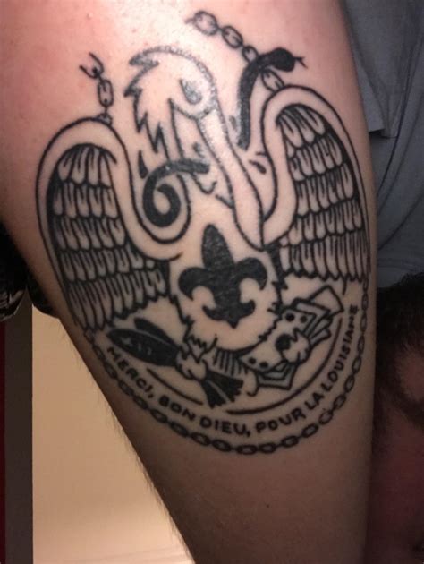 New tattoo! : r/Louisiana