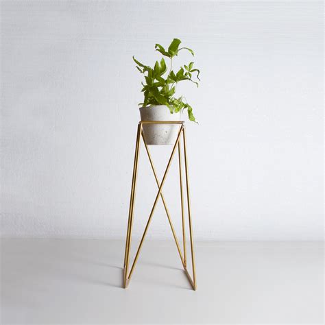 Brass Plant Stand Mtharu Touch Of Modern