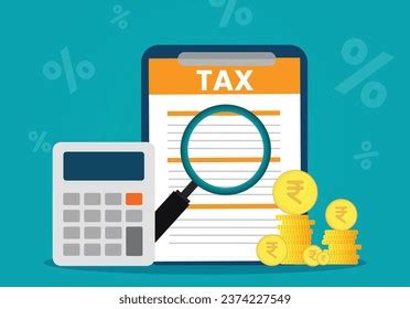 Abolish Income Tax India Conceptual Illustration Stock Vector (Royalty ...