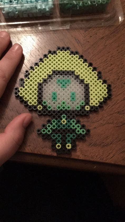 Peridot Steven Universe Easy Perler Beads Ideas Diy Perler Bead