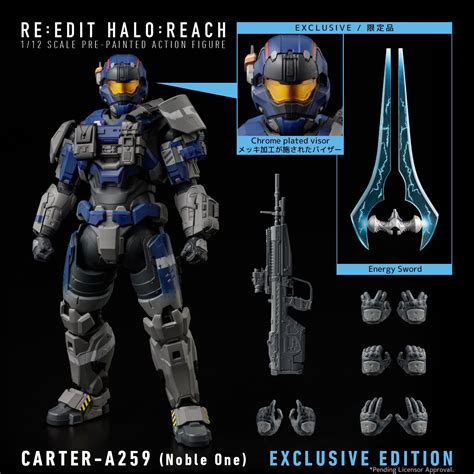 RE EDIT HALO REACH 1 12 SCALE CARTER A259 Noble One EXCLUSIVE