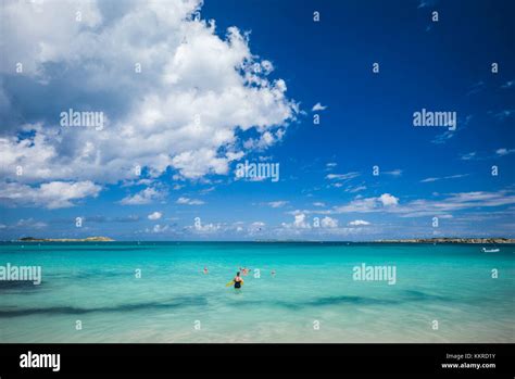 French West Indies, St-Martin, Orient Beach, beach view Stock Photo - Alamy