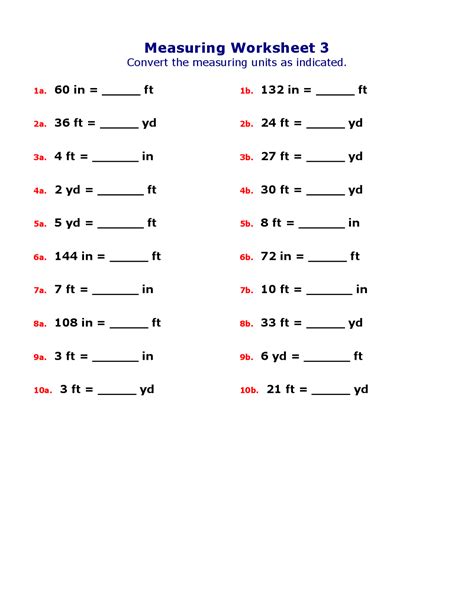 Free Measuring Units Worksheet Answer Download Free Measuring Units Worksheet Answer Png Images