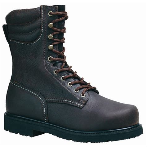 Men S Gear Box® 8 Eh Steel Toe Work Boots Brown 117622 Work Boots At Sportsman S Guide