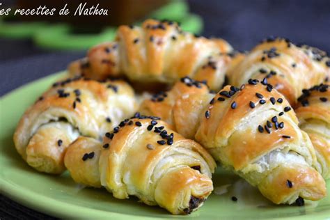 Recette De Croissants Ap Ritifs Au Pesto Tomates S Ch Es Et S Same Noir