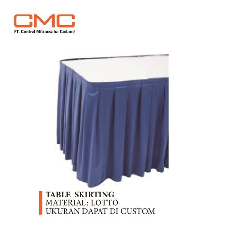 Kain Penutup Panggung Stage Skirting Warna Biru Cmc Solution