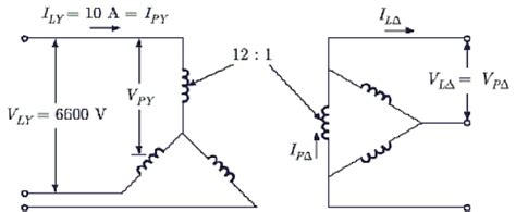 Three Single Phase Transformer Are Connected In Y − To Form A 3 Phase