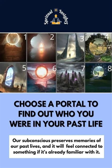 Past Life Quiz Choose A Portal To Find Out Who You Were In Your Past Life