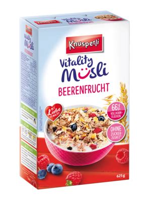 Knuspermüsli Erdbeer weiße Schoko Knusperli