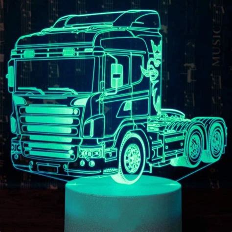 Lampe D Pour Voiture De Camion Illusion D Optique Couleurs