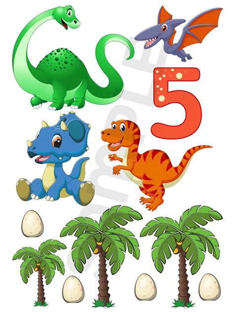 High Quality 🍰cute Dinosaurs Age 🍰 Edible Cake Toppers A4 Icing Ebay