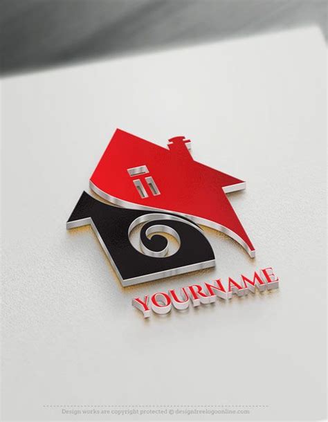 Design A House Logo Template Using Free Real Estate Logo Maker Home