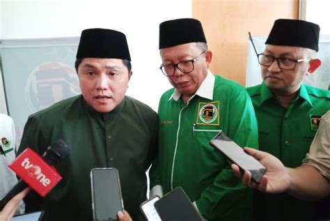 Ppp Rekomendasikan Erick Thohir Jadi Capres Atau Cawapres 2024