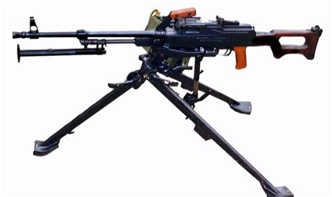 Current Production Kalashnikov Pkms Pkm On Tripod Machine Gun With