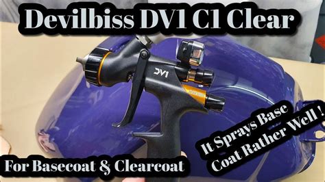 DV1 Clear For Base Coat Clear Coat YouTube