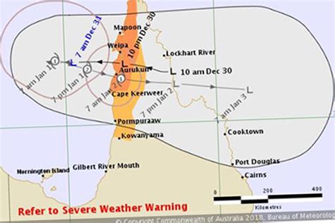 Tropical Cyclone Warning Issued For Queensland 4bc