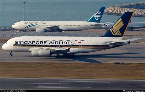 9V SKR Singapore Airlines Airbus A380 841 Photo By Wong Chi Lam ID