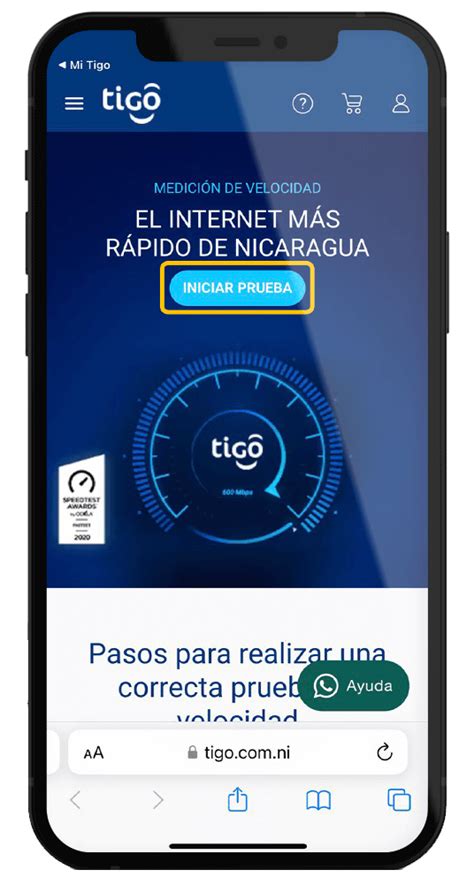 Test De Velocidad De Internet Tigo Nicaragua Tigo Ni