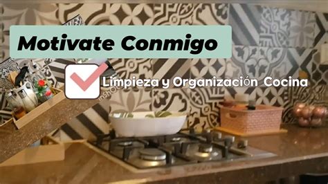 Motivate Conmigo Limpieza y Organización de Cocina pequeña