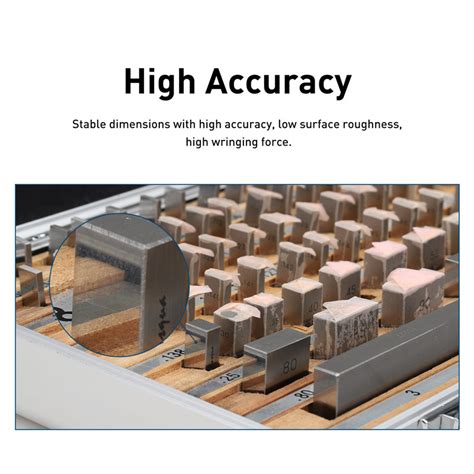 Dasqua High Accuracy Pcs Gage Blocks Calibration Grade Gauge Block