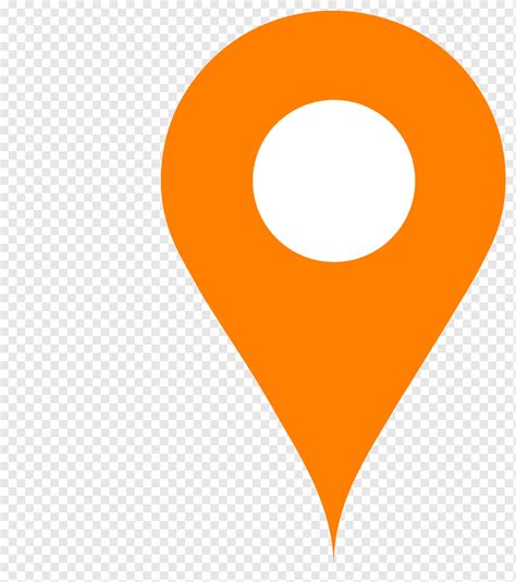 Icono De Pin De Ubicaci N De Mapa Naranja Png Pngwing