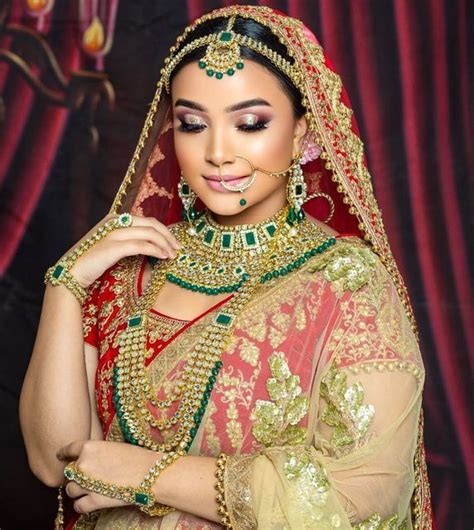 Neha Kakkar 🧿 Makeup Artist On Instagram Traditional Indian Bride